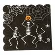 Tanssivat luurangot Halloween servetit - Halloween / Kauhu - 31490 - 1