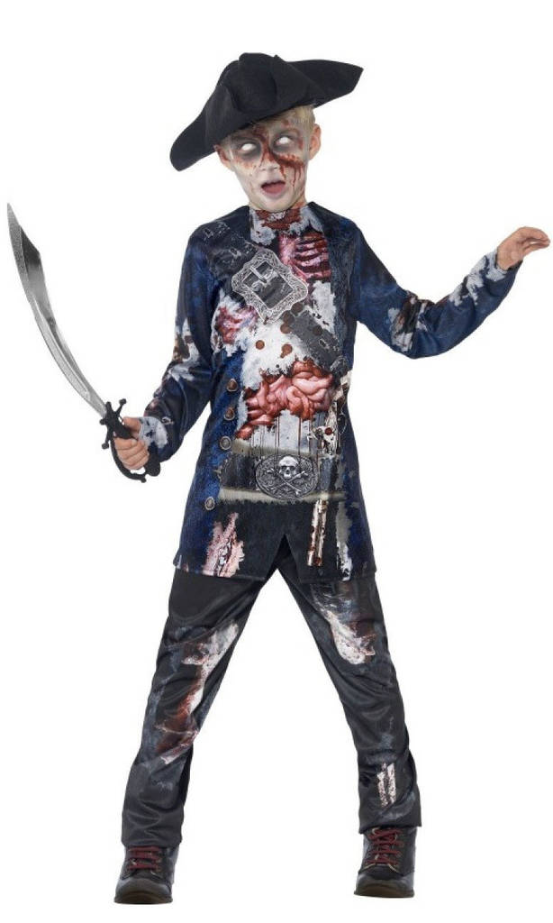 04-12V Zombie Merirosvo Halloweenasu - Kauhu ja vampyyrit - 21320 - 1