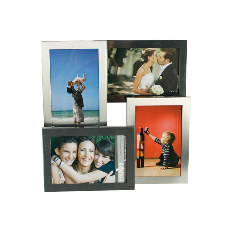 Alumiininen 3D kehys 4-kuvalle - Pienet kehykset - 19070 - 1