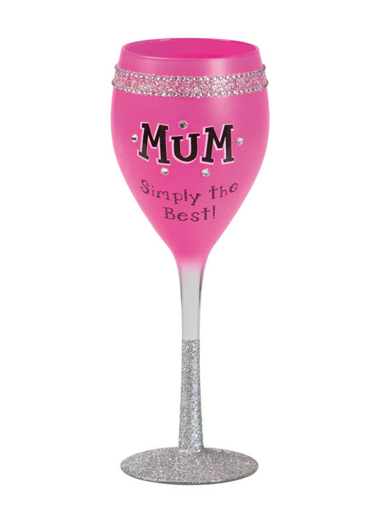 Lasi Mum Simply the best - Shampanjalasit - 13950 - 1