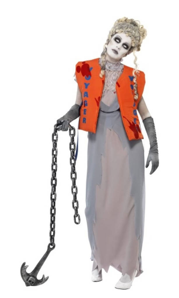 Merillä kadonnut Zombie Halloweenasu - Kauhu ja noidat - 21340 - 1