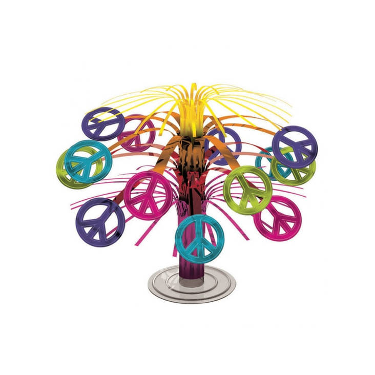 Peace Groovy 60´s - 70´s pöytäkoriste - 60-70-Luku (Hippi) - 13180 - 1