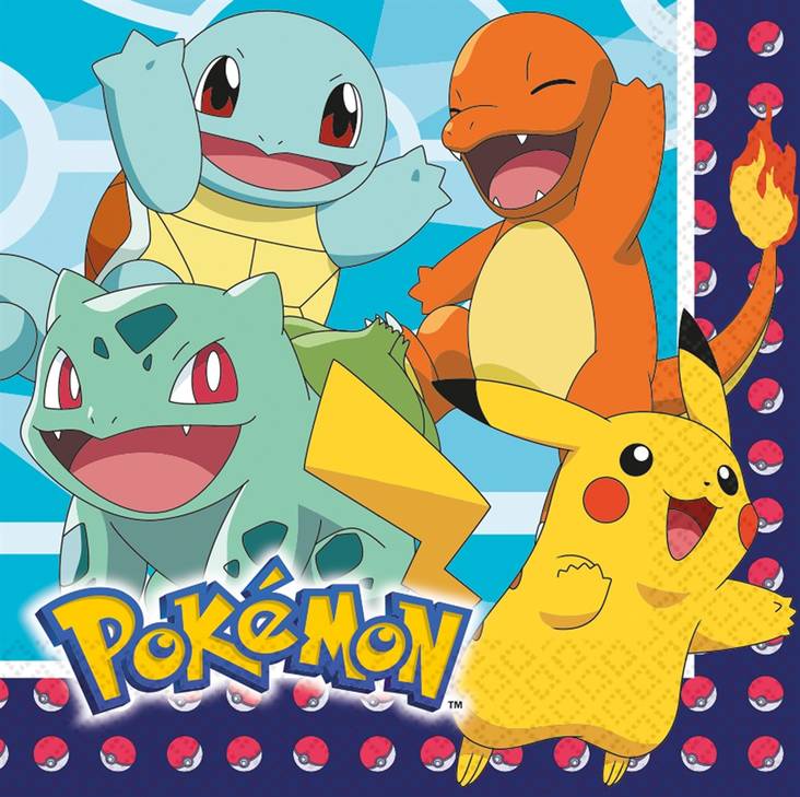 Pokemon servetit - Muut teemat - 31830 - 1