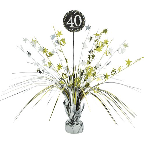 Pöytäkoriste Happy Birthday 40V - Synttärit - 30370 - 1