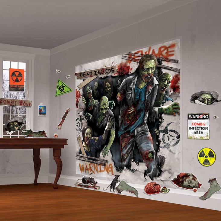 Seinäkoriste Zombiet - Tarrat, bannerit ja muut - 19520 - 1