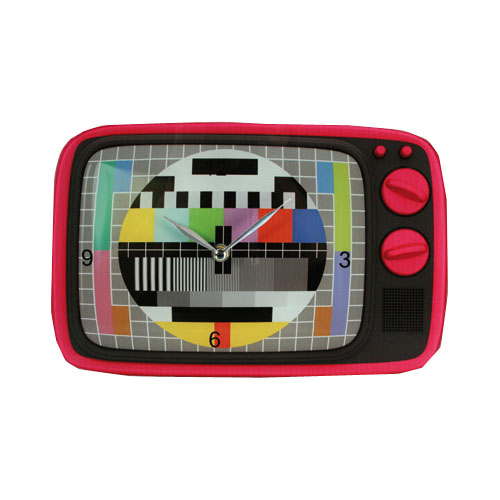 Tv-kello mustasävyinen - Seinäkellot - 15940 - 1