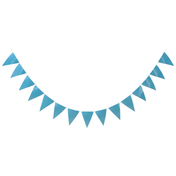 Vaaleansininen viirinauha - Vauvakutsut / Baby Shower - 21110 - 2