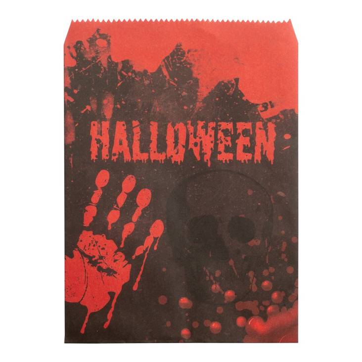 Verinen pääkallo Halloween pussit - Halloween / Kauhu - 31800 - 1