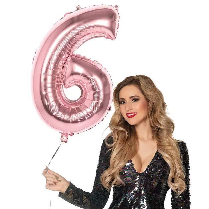 Foliopallo Nro.6 vaaleanpunainen - Numerot - 32210 - 1