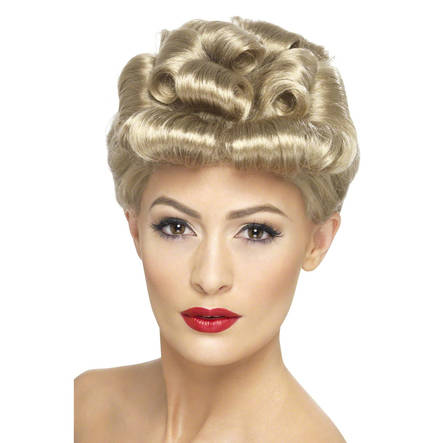 40s Vintage Peruukki - 40-50 luku - 21311 - 1
