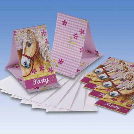 Hevoset kutsukortit 6kpl - Hevoset - 19261 - 2