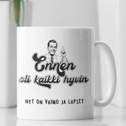 Ennen oli ennen ja nyt on ny! kahvikuppi - Kahvikupit - 32471 - 1