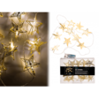 Kultaiset 3D tähti valot - Joulusomisteet - 31261 - 1