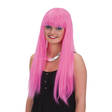 Monna Tumma pinkki - Pitkät suorat peruukit - 19491 - 1