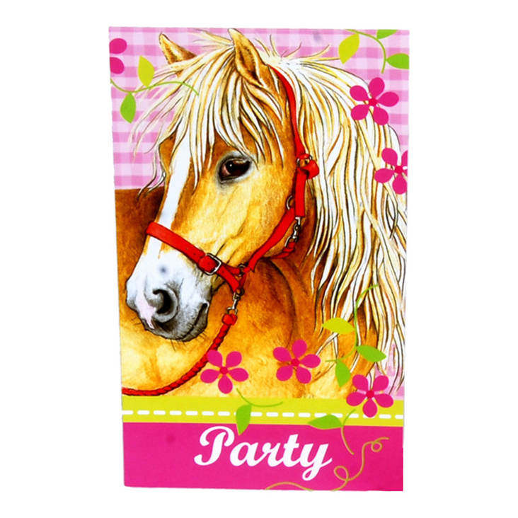 Hevoset kutsukortit 6kpl - Hevoset - 19261 - 1