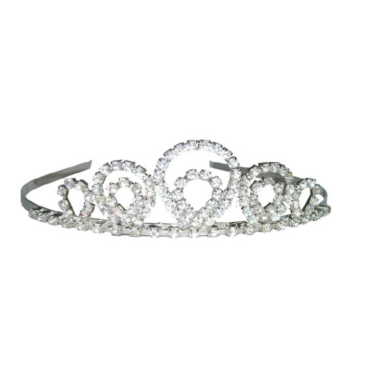 Hopeinen Timantti Tiara - Tiarat - 18541 - 1