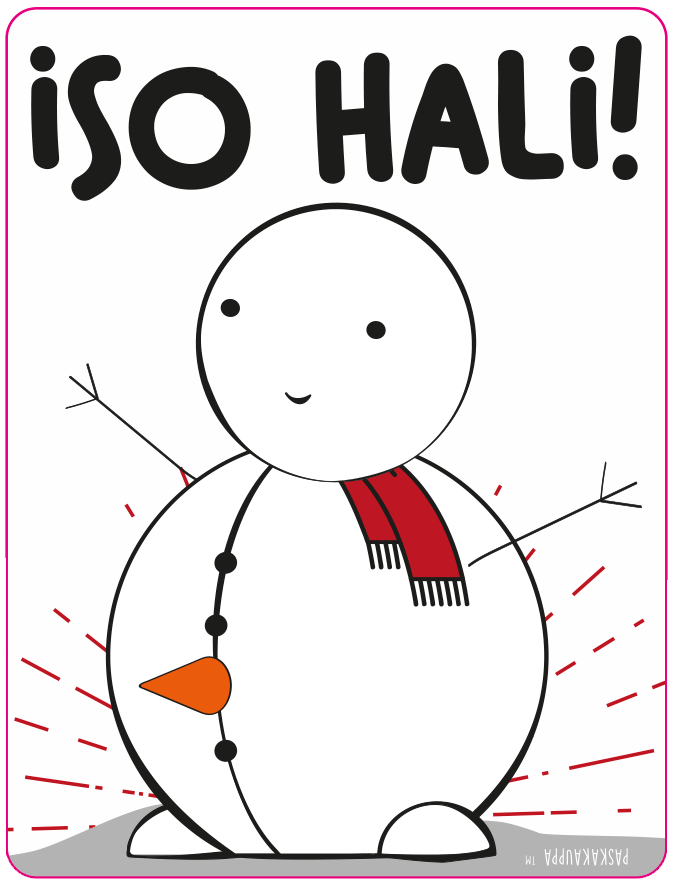 Iso hali! pulloetiketti - Keittiö - 32041 - 1