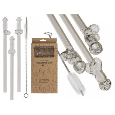 Lasinen pippelipilli 4kpl - Pillit ja tarvikkeet - 31171 - 1