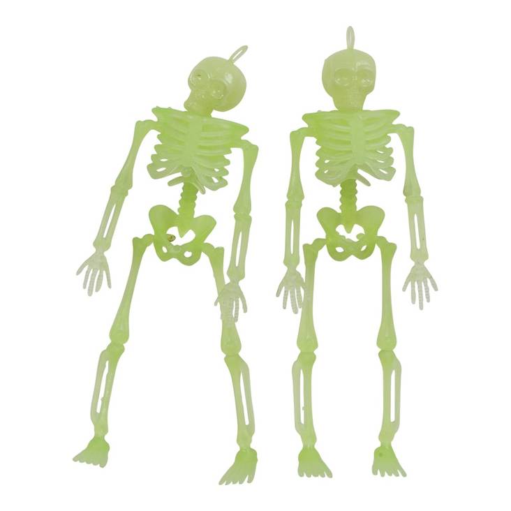 Luuranko paketti 6-pack loistaa pimeässä - Luurangot - 16511 - 2