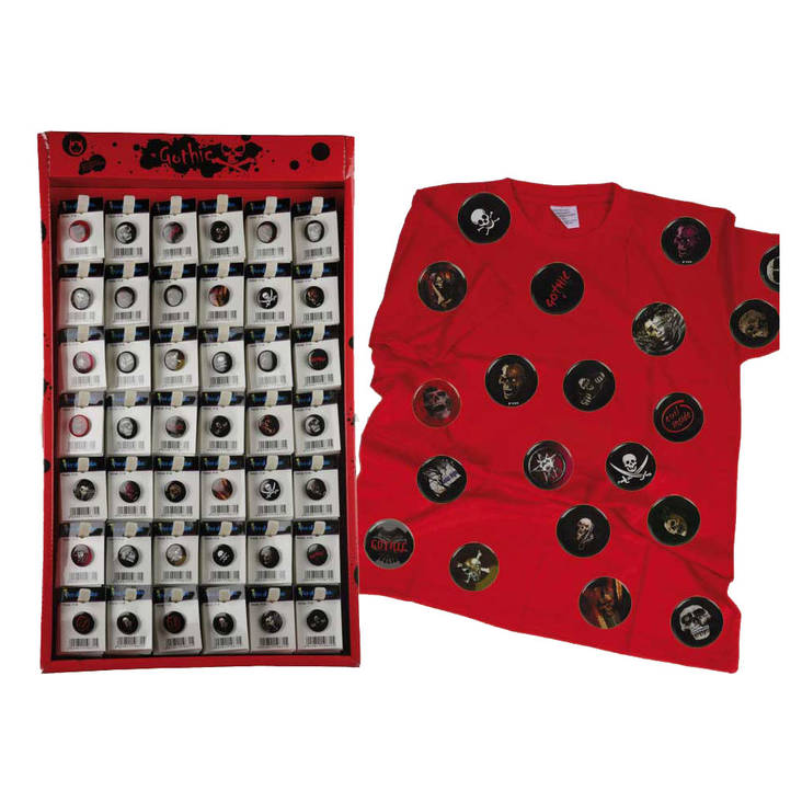 Pinssi Gothic 5kpl setti - Pinssit - 11091 - 1