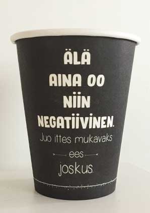 Piristy nyt vähäsen! kartonkimukit - Kahvikupit - 30671 - 1