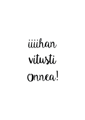 Vitusti Onnea kortti - Postikortit - 30701 - 1