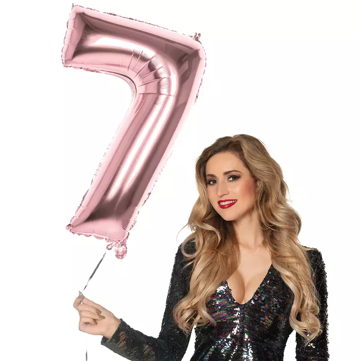 Foliopallo Nro.7 vaaleanpunainen - Numerot - 32211 - 1