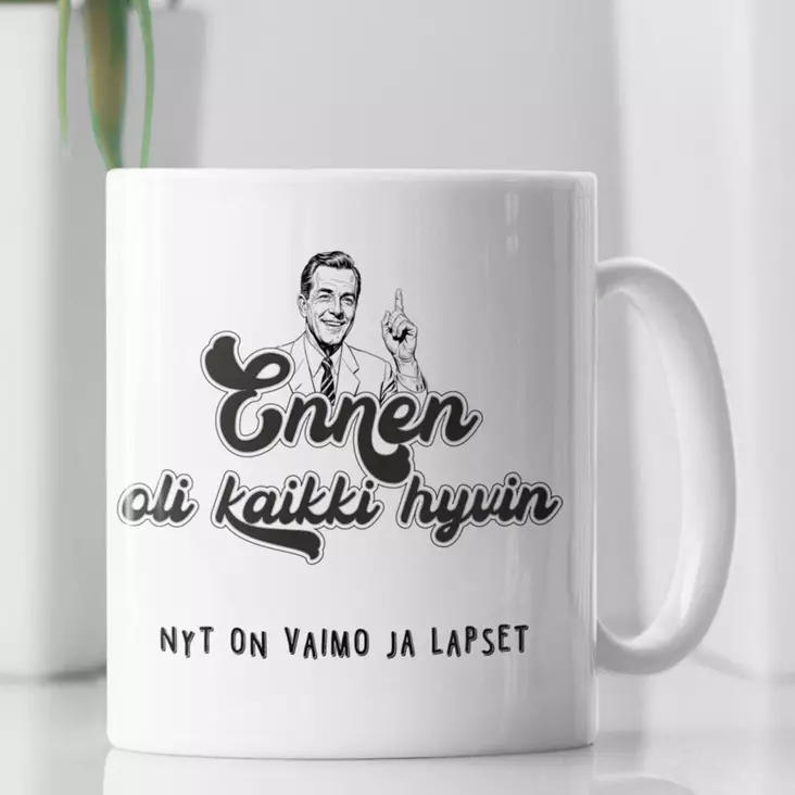 Ennen oli ennen ja nyt on ny! kahvikuppi - Kahvikupit - 32471 - 1