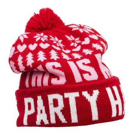 Kudottu Joululakki This is my paty hat - Tonttulakit - 31242 - 1