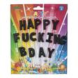 Happy fucking bday kyntiilät musta - Synttärit - 31022 - 1