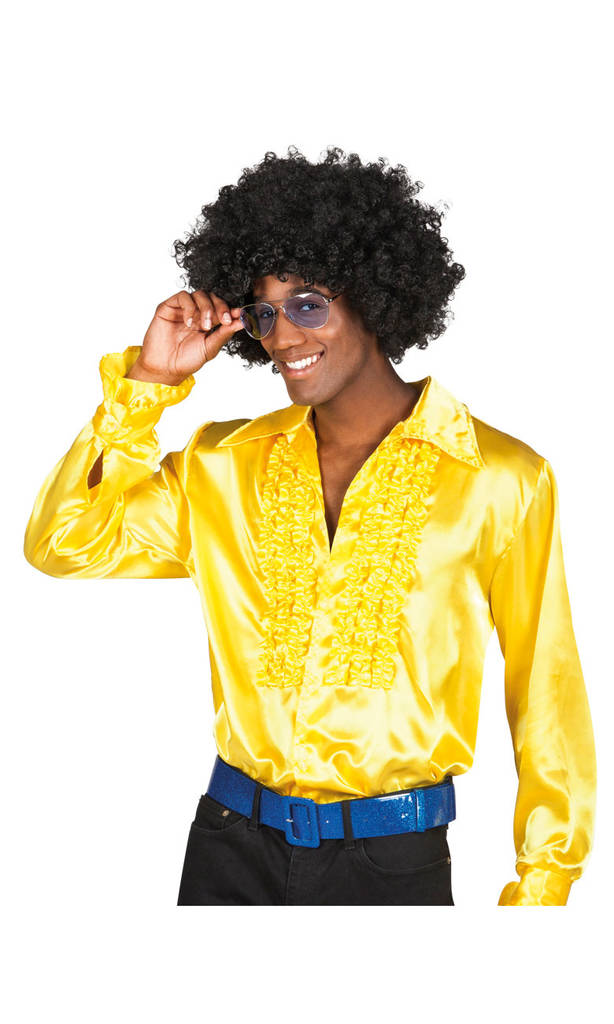Disco paita Keltainen XL - Disco ja 1900-luku - 20392 - 1