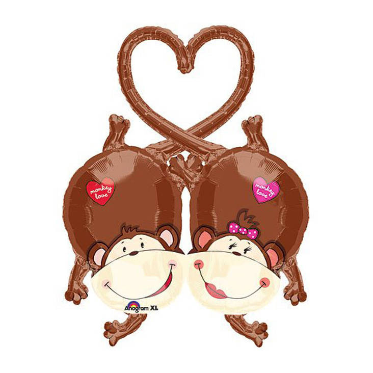 Foliopallo Apina Sydän - Rakkaus - 13312 - 1