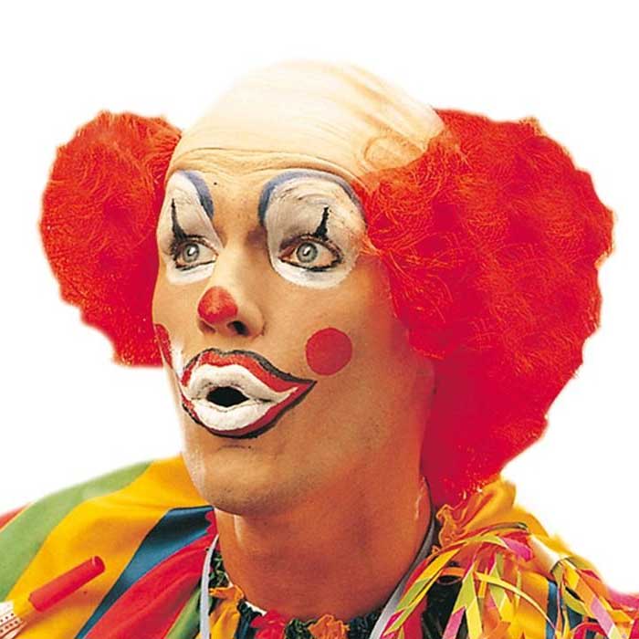 Peruukki Clown - Kaljut - 17332 - 1