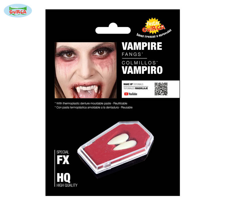 Vampyyrin kulmahampaat isot - Hampaat - 30562 - 1