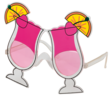 Aurinkolasi Coctail Pinkki - Hupilasit - 30393 - 1