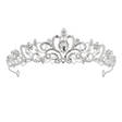 Hopeinen Tiara Timanteilla 2 - Tiarat - 31983 - 2