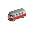 Retro Bussi Puna-Valkoinen - Autot - 12833 - 4