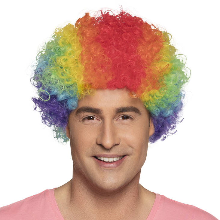Afro sateenkaari pieni - Afro peruukit - 31993 - 1