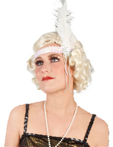 Flapper pääpanta Valkoinen - Pannat - 11263 - 1