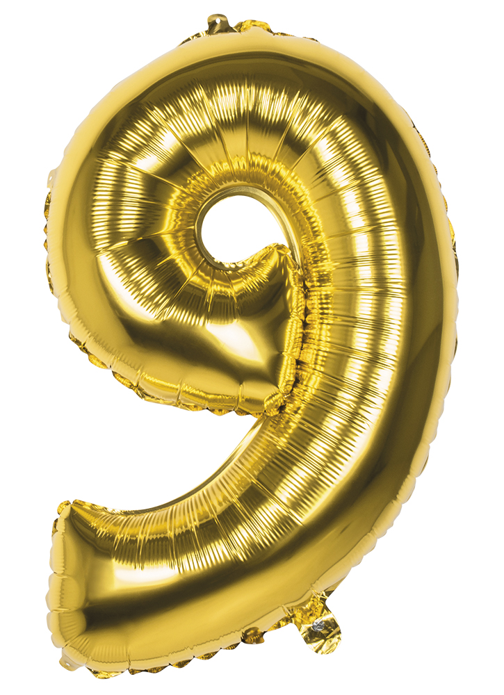 Foliopallo Nro.9 Kulta - Numerot - 30113 - 1