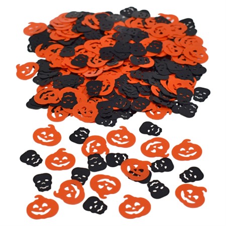 Halloween Kurpitsa/pääkallo Confetti - Pienet somisteet - 22053 - 2