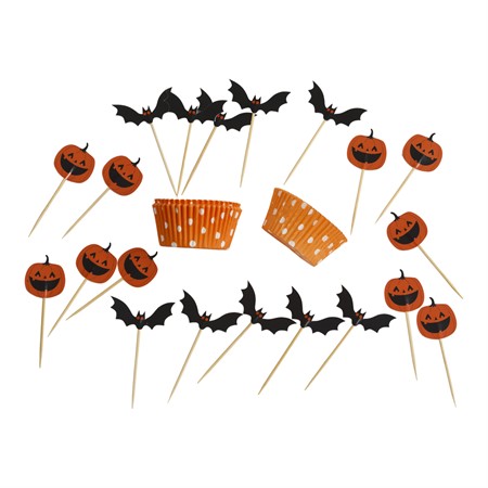 Halloween muffinssivuoka ja koriste - Halloween / Kauhu - 31503 - 1
