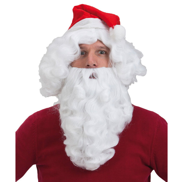 Joulupukin Parta ja Hiukset - Satuhahmo peruukit - 15213 - 1