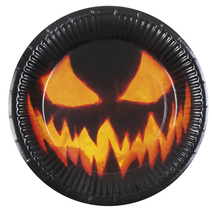 Kauhukurpitsa lautaset - Halloween / Kauhu - 30243 - 1