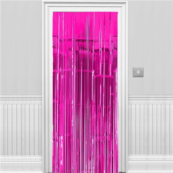 Pinkki oviverho - Synttärit - 21033 - 1
