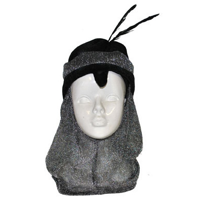 Ritarin verkkohuppu lakki - Historialliset - 18503 - 1