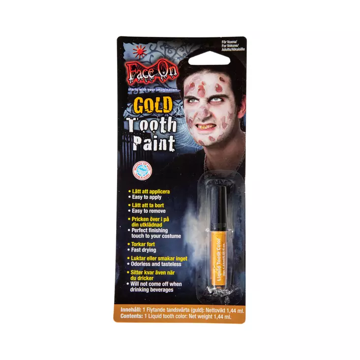 Hammasväri kultainen - Meikkaustarvikkeet - 32443 - 1