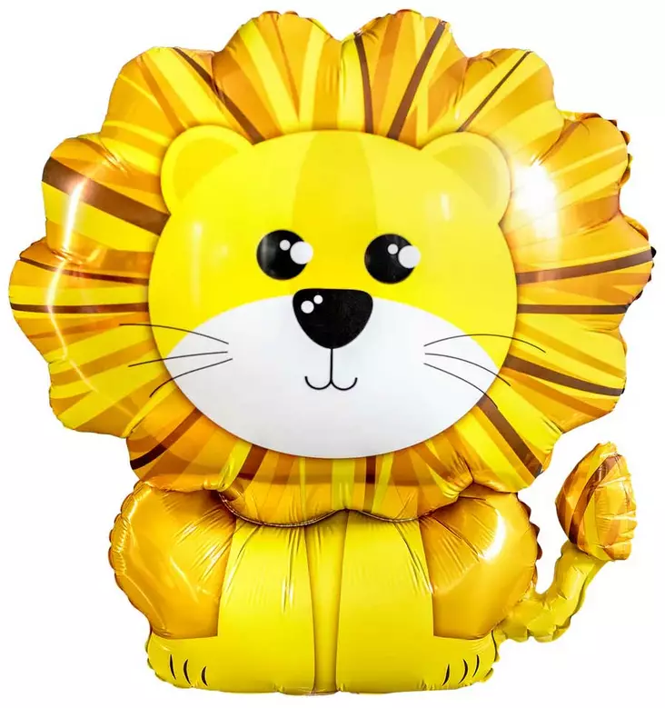 Foliopallo Leijona 5kpl paketti - Foliopallot - 32303 - 1