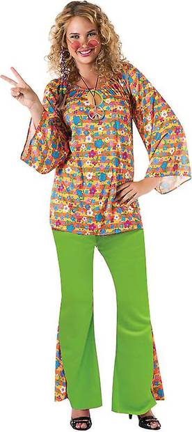 Hippi asu plus size - Disco ja 1900-luku - 30854 - 1