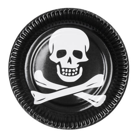 Merirosvo lautaset 6ps - Merirosvot - 22194 - 1